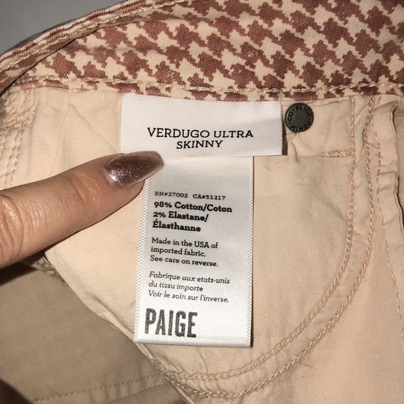 Paige verdugo ultra skinny jeans size 24 - Picture 7 of 8